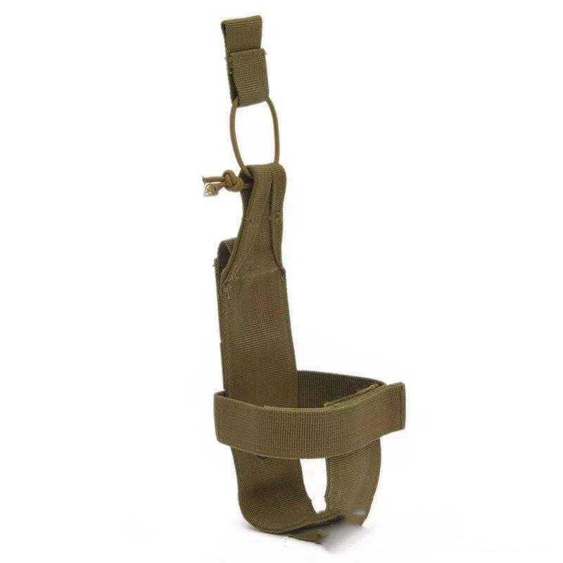 Adjustable Training Dog Harness in olive drab fabric with a sturdy loop handle, adjustable straps and metal hardware